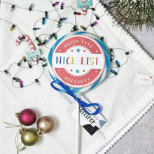 Load image into Gallery viewer, Nice List Lollipop - Suck It &amp; Say
