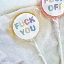 Load image into Gallery viewer, &#39;Fuck&#39; Small Lollipop Set
