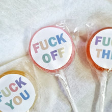 Load image into Gallery viewer, &#39;Fuck&#39; Small Lollipop Set
