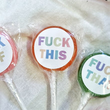 Load image into Gallery viewer, &#39;Fuck&#39; Small Lollipop Set
