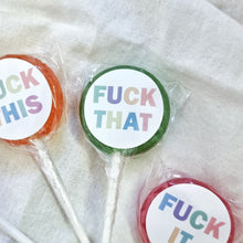 Load image into Gallery viewer, &#39;Fuck&#39; Small Lollipop Set
