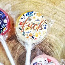 Load image into Gallery viewer, Floral Swear Words Small Lollipop Set
