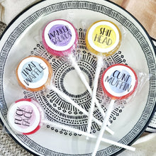Load image into Gallery viewer, Sweary Insult Small Lollipop Set
