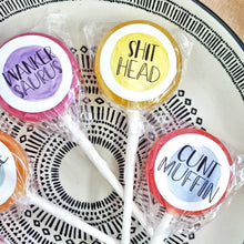 Load image into Gallery viewer, Sweary Insult Small Lollipop Set
