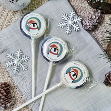 Load image into Gallery viewer, Personalised &#39;Merry Christmas From Teacher&#39; Penguin Small Lollipops
