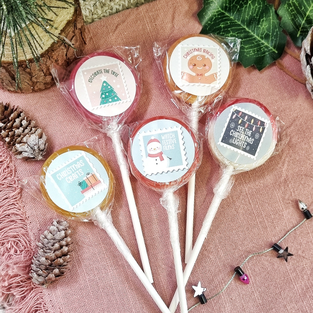 Christmas Bucket List Small Lollipop Set