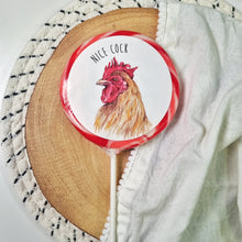 Load image into Gallery viewer, &#39;Nice Cock&#39; Rooster Lollipop
