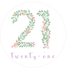 Load image into Gallery viewer, Twenty One 21 Floral Numbers Birthday Lollipop - Suck It &amp; Say
