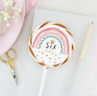 Six Today Rainbow Lollipop