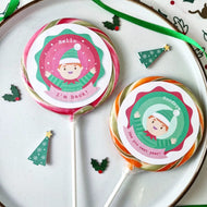 Hello Elf Arrival & Departure Lollipop Set