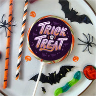 Bats Trick or Treat Halloween Lollipop