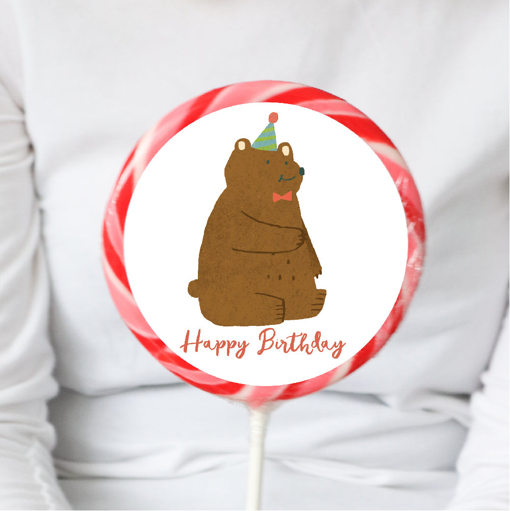 Bear Birthday Lollipop