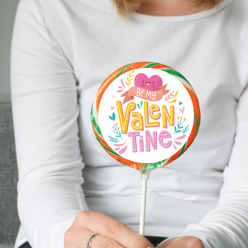 Bright Be My Valentine Lollipop - Suck It & Say