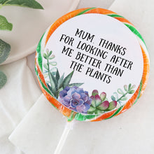 Load image into Gallery viewer, Thanks For Looking After Me Mother&#39;s Day Lollipop - Suck It &amp; Say
