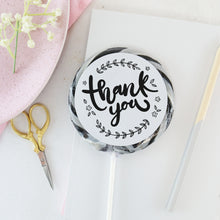 Load image into Gallery viewer, Calligraphy Thank You Lollipop - Suck It &amp; Say
