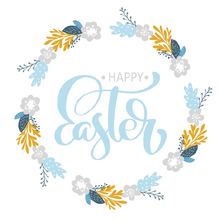 Load image into Gallery viewer, Blue and Yellow Happy Easter Lollipop
