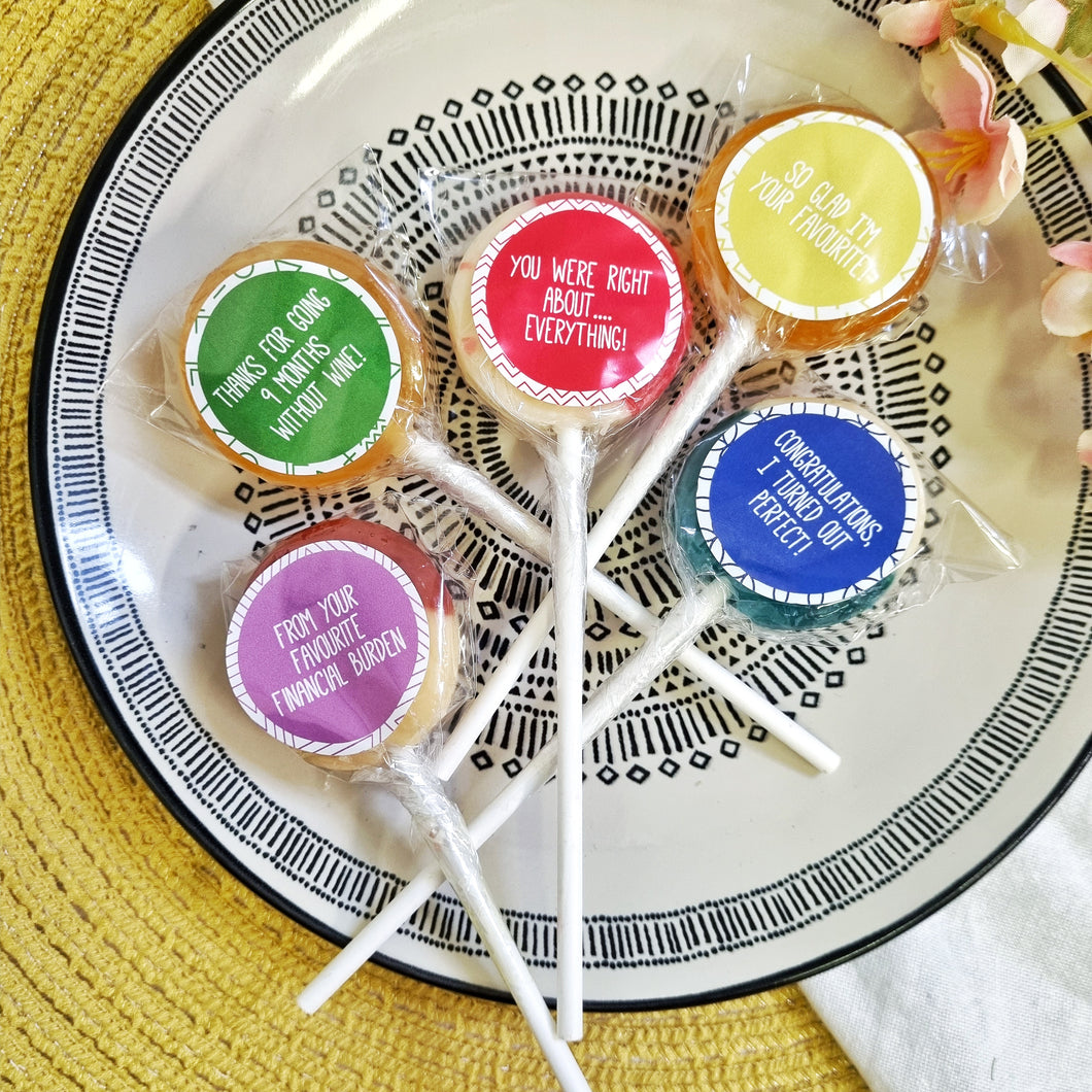 Cheeky Mother's Day Small Lollipop Set