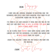 Load image into Gallery viewer, Personalised Letter from Santa Lollipop - Suck It &amp; Say
