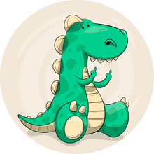 Load image into Gallery viewer, Dinosaur Swearing Lollipop
