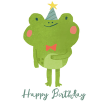Load image into Gallery viewer, Frog Birthday Lollipop
