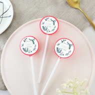 Personalised Gold Frame Baby Shower Lollipops