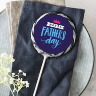 Happy Father's Day Crown Lollipop