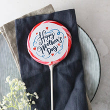 Load image into Gallery viewer, Blue Swirls Mother&#39;s Day Lollipop - Suck It &amp; Say

