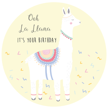 Load image into Gallery viewer, Ooo La Llama Birthday Lollipop - Suck It &amp; Say
