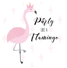 Load image into Gallery viewer, Party Like A Flamingo Birthday Lollipop - Suck It &amp; Say
