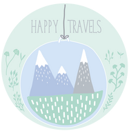 Happy Travels Mountain Lollipop - Suck It & Say