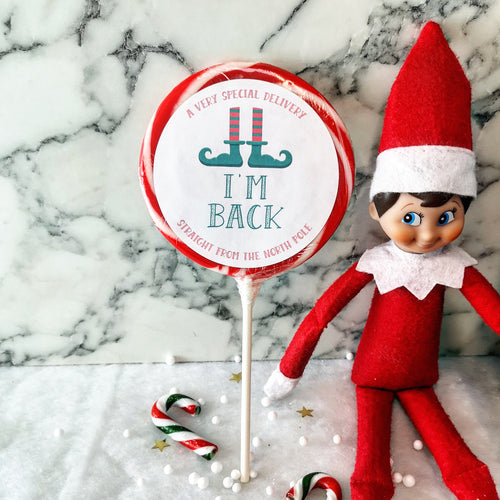 Christmas Elf Arrival Lollipop - Suck It & Say