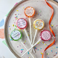 Working From Home Reward Small Lollipops Set - Suck It & Say