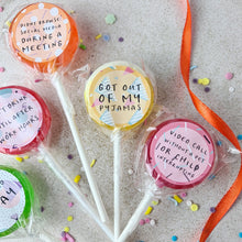Load image into Gallery viewer, Working From Home Reward Small Lollipops Set - Suck It &amp; Say
