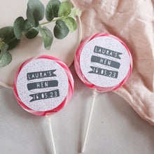 Load image into Gallery viewer, Sprinkles Hen Party Giant Lollipops
