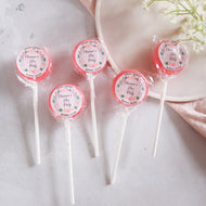 Floral Wreath Hen Party Lollipops - Suck It & Say