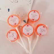 Mr and Mrs Wedding Favour Lollipops