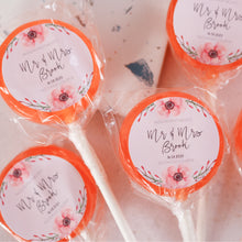 Load image into Gallery viewer, Mr and Mrs Wedding Favour Lollipops
