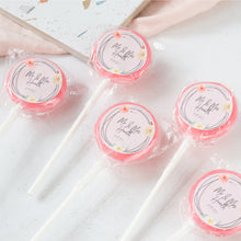 Load image into Gallery viewer, Floral Wreath Wedding Favour Lollipops
