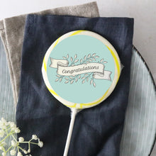 Load image into Gallery viewer, Congratulations Ribbon Lollipop - Suck It &amp; Say
