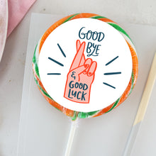 Load image into Gallery viewer, Good Luck Fingers Crossed Lollipop - Suck It &amp; Say

