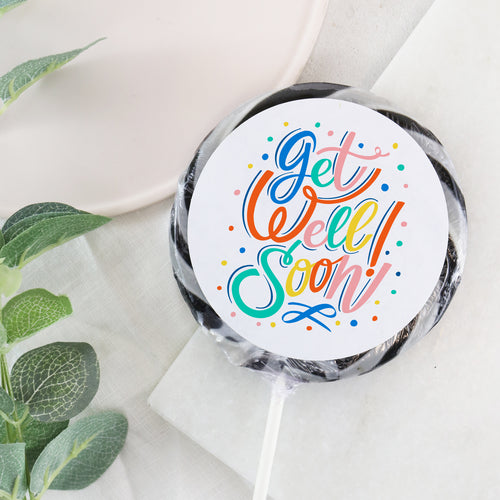 Get Well Soon Handwritten Lollipop - Suck It & Say