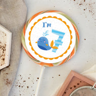 I'm 7 Birthday Whale Lollipop
