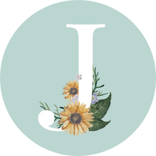 Load image into Gallery viewer, Monogram Initial Teal Lollipop (A to Z)
