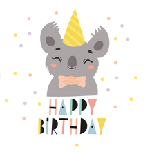 Load image into Gallery viewer, Koala Happy Birthday Lollipop - Suck It &amp; Say
