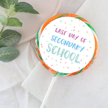 Load image into Gallery viewer, Last Day Of Secondary School Sprinkles Giant Lollipop
