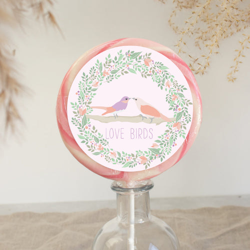 Love Birds Anniversary Lollipop - Suck It & Say