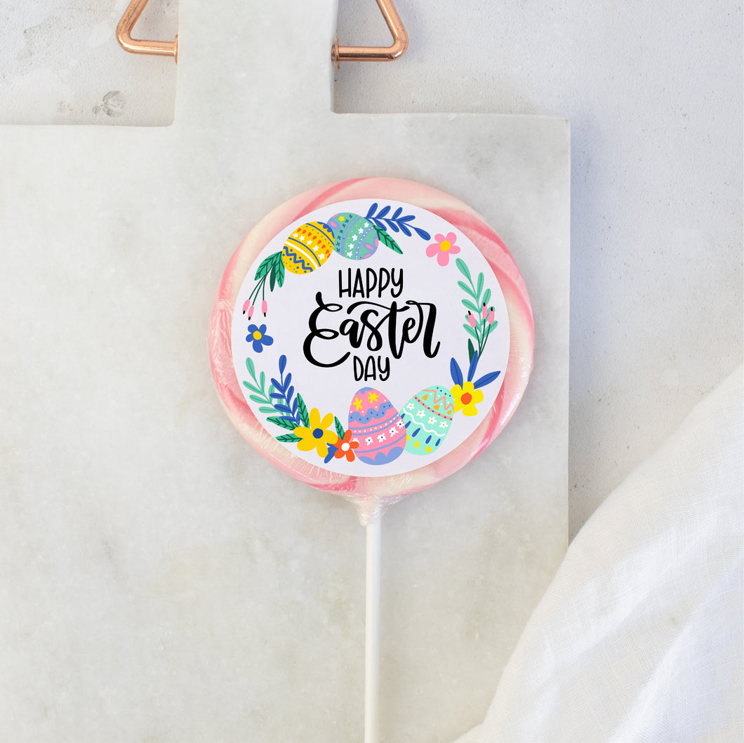 Multi Coloured Easter Eggs Easter Lollipop