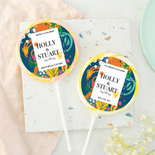 Load image into Gallery viewer, Multicolour Wedding Favour Giant Lollipops
