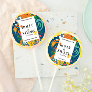 Multicolour Wedding Favour Giant Lollipops