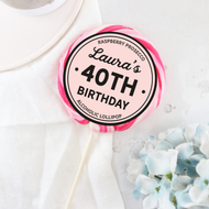 Personalised Bold Happy Birthday Lollipop